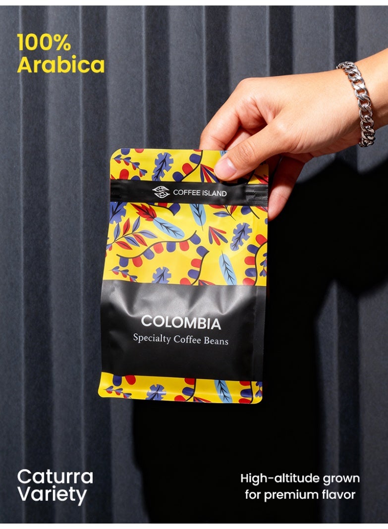 Tealand “Coffee Island” Colombia Specialty Coffee, 100% Arabica Beans, Medium Roast, Chocolate, Nuts, Herbs, Fruit, Citrusy Acidity Profile, SCA Score 85+, 250 Gram - Image 3